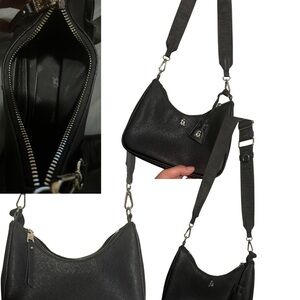 Steve Madden Sleek Black Crossbody Bag